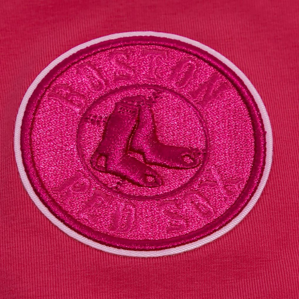 Pink Boston Red Sox Pro Standard Women's Triple Pink Boxy Cropped T-Shirt