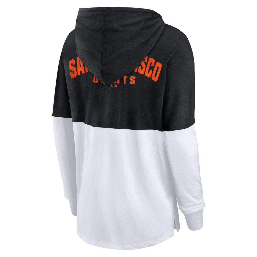 Black/White San Francisco Giants Fanatics Women's Backup Option Pullover Hoodie