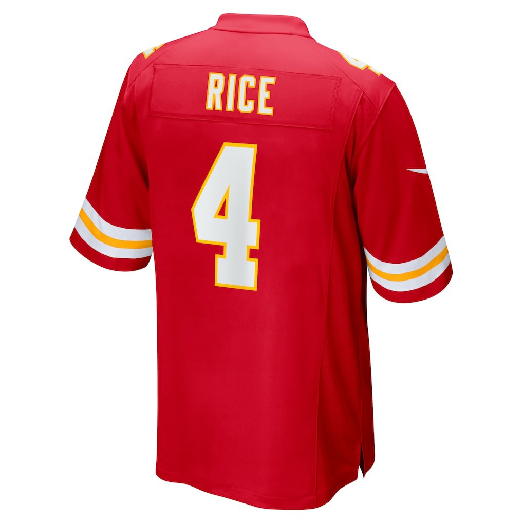 Rashee Rice  Game Jersey - Kansas City Chiefs Jerseys