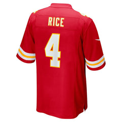 Rashee Rice  Game Jersey - Kansas City Chiefs Jerseys