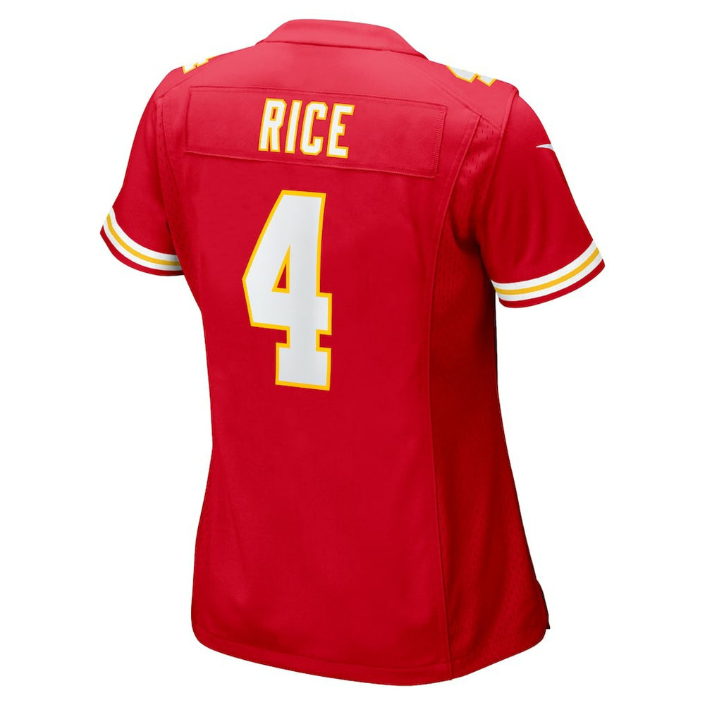 Rashee Rice  Women's Game Jersey - Kansas City Chiefs Jerseys