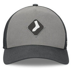 Gray/Graphite Chicago White Sox Fanatics A-Frame Trucker Adjustable Hat
