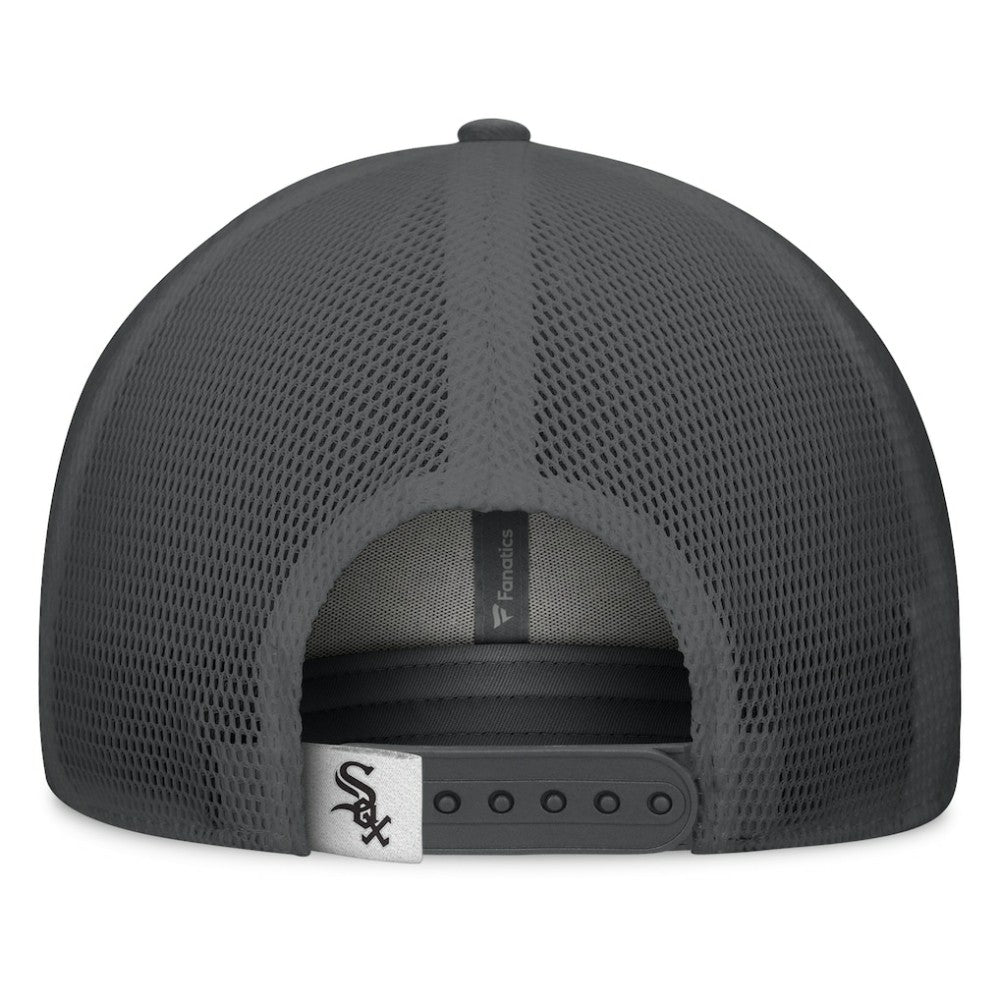Gray/Graphite Chicago White Sox Fanatics A-Frame Trucker Adjustable Hat