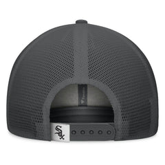 Gray/Graphite Chicago White Sox Fanatics A-Frame Trucker Adjustable Hat