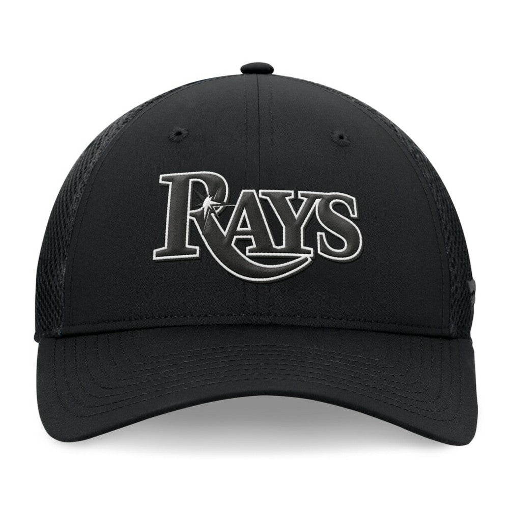 Black Tampa Bay Rays Fanatics Spacer Mesh Flex Hat