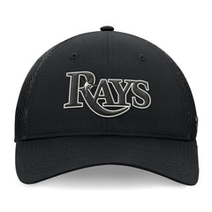 Black Tampa Bay Rays Fanatics Spacer Mesh Flex Hat