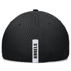 Black Los Angeles Angels Fanatics Spacer Mesh Flex Hat
