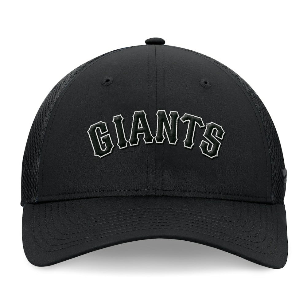 Black San Francisco Giants Fanatics Spacer Mesh Flex Hat