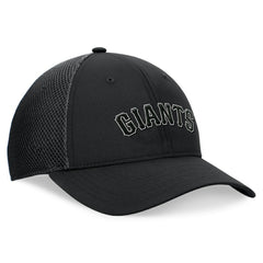 Black San Francisco Giants Fanatics Spacer Mesh Flex Hat