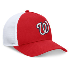 Red Washington Nationals Fanatics Fundamental A-Frame Adjustable Hat