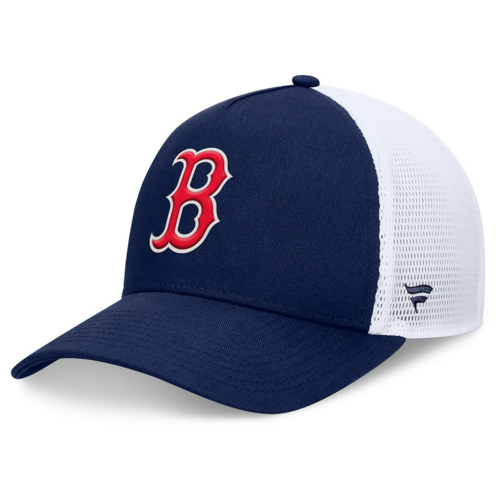 Navy Boston Red Sox Fanatics Fundamental A-Frame Adjustable Hat