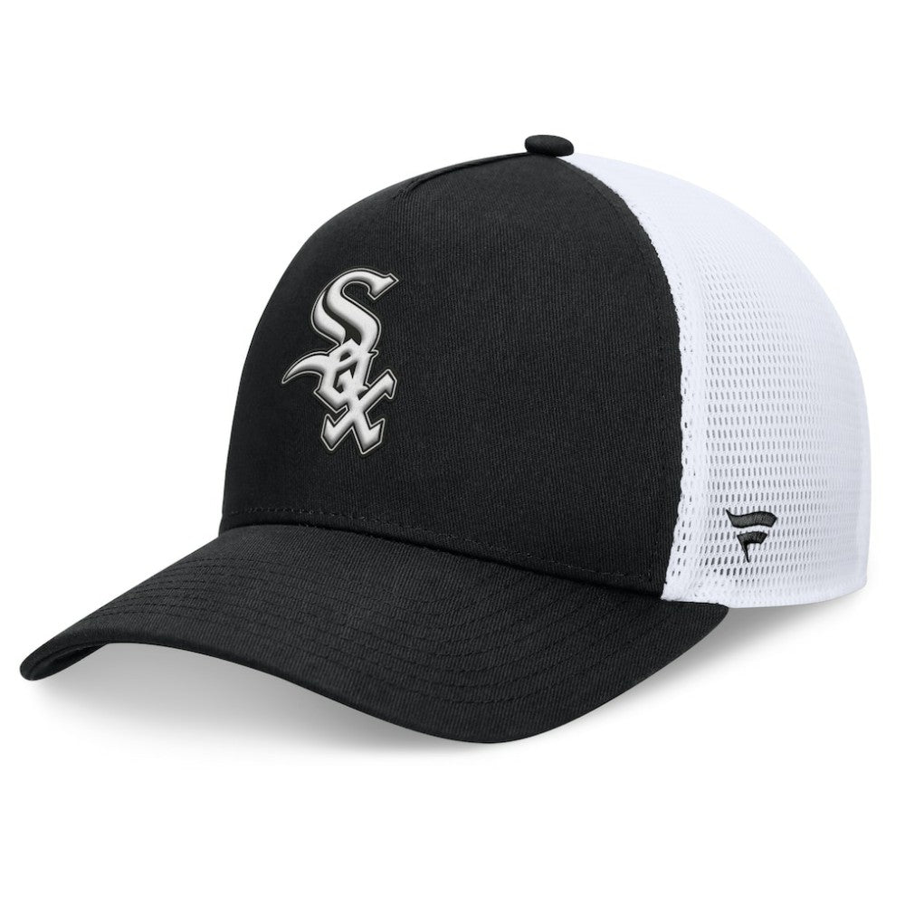 Black Chicago White Sox Fanatics Fundamental A-Frame Adjustable Hat