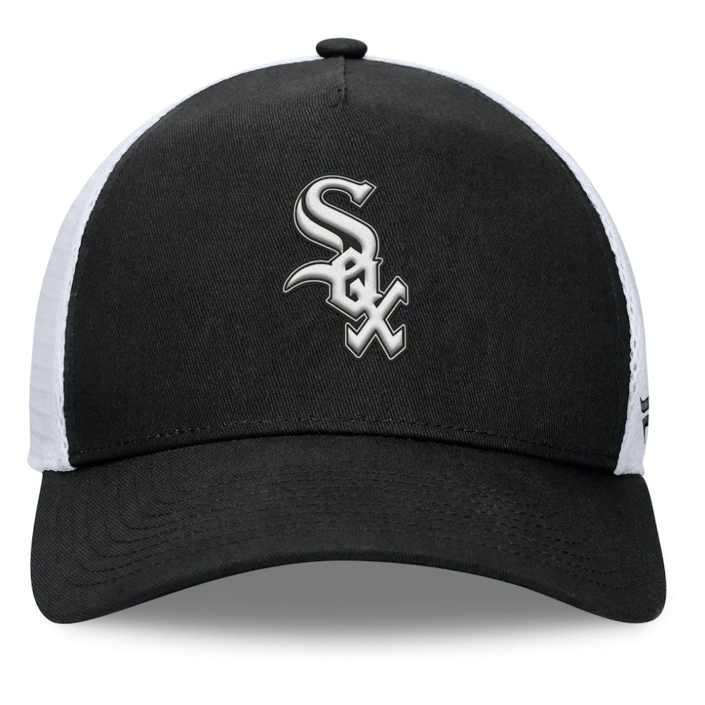 Black Chicago White Sox Fanatics Fundamental A-Frame Adjustable Hat