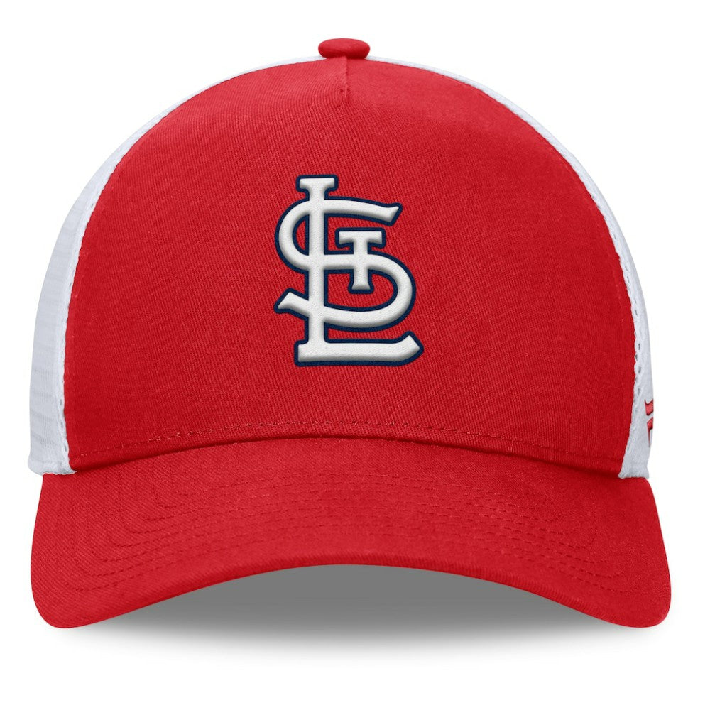 Red St. Louis Cardinals Fanatics Fundamental A-Frame Adjustable Hat