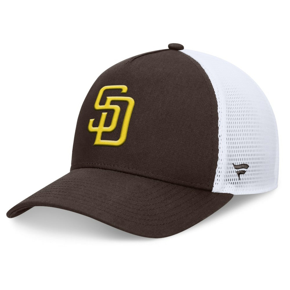 Brown San Diego Padres Fanatics Fundamental A-Frame Adjustable Hat