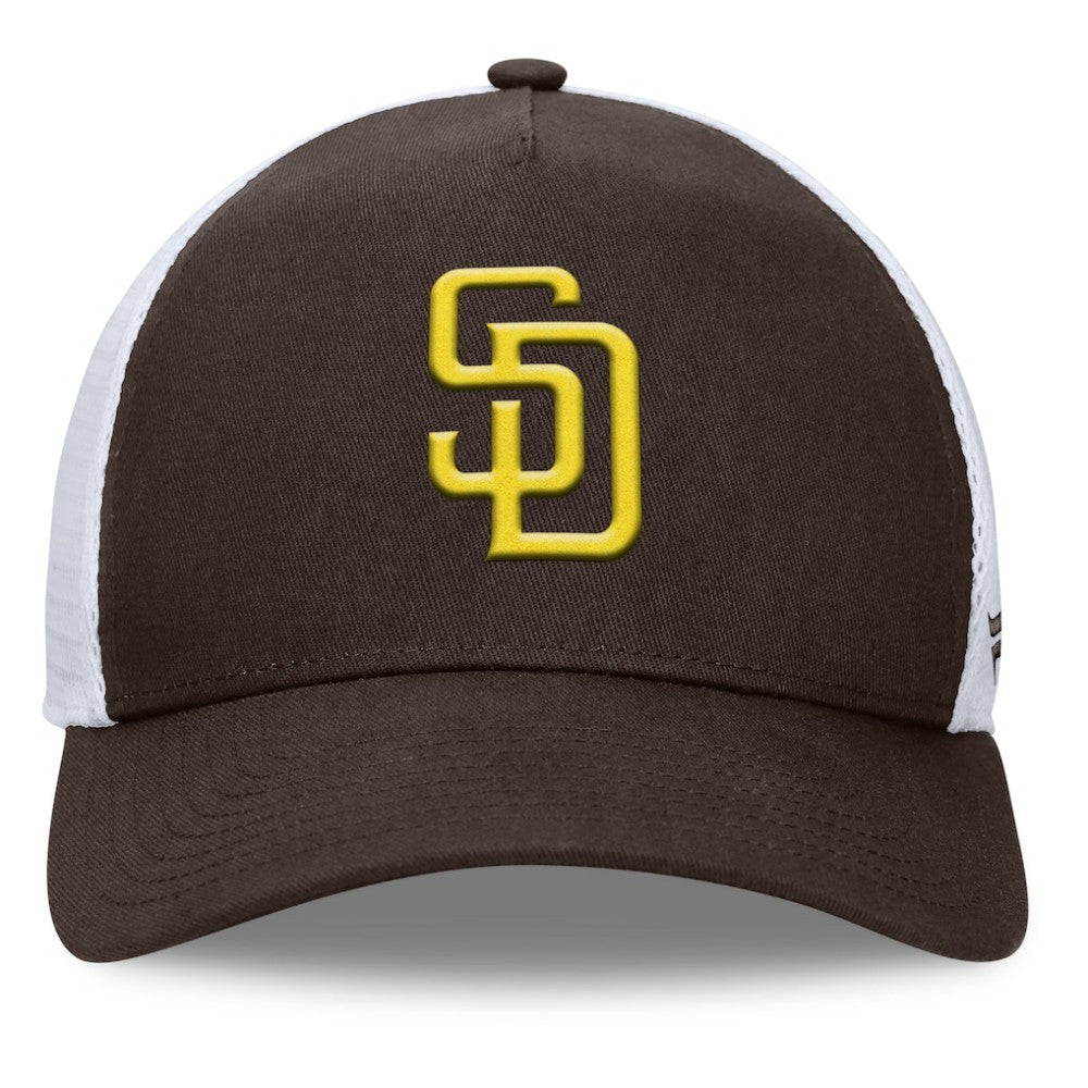 Brown San Diego Padres Fanatics Fundamental A-Frame Adjustable Hat