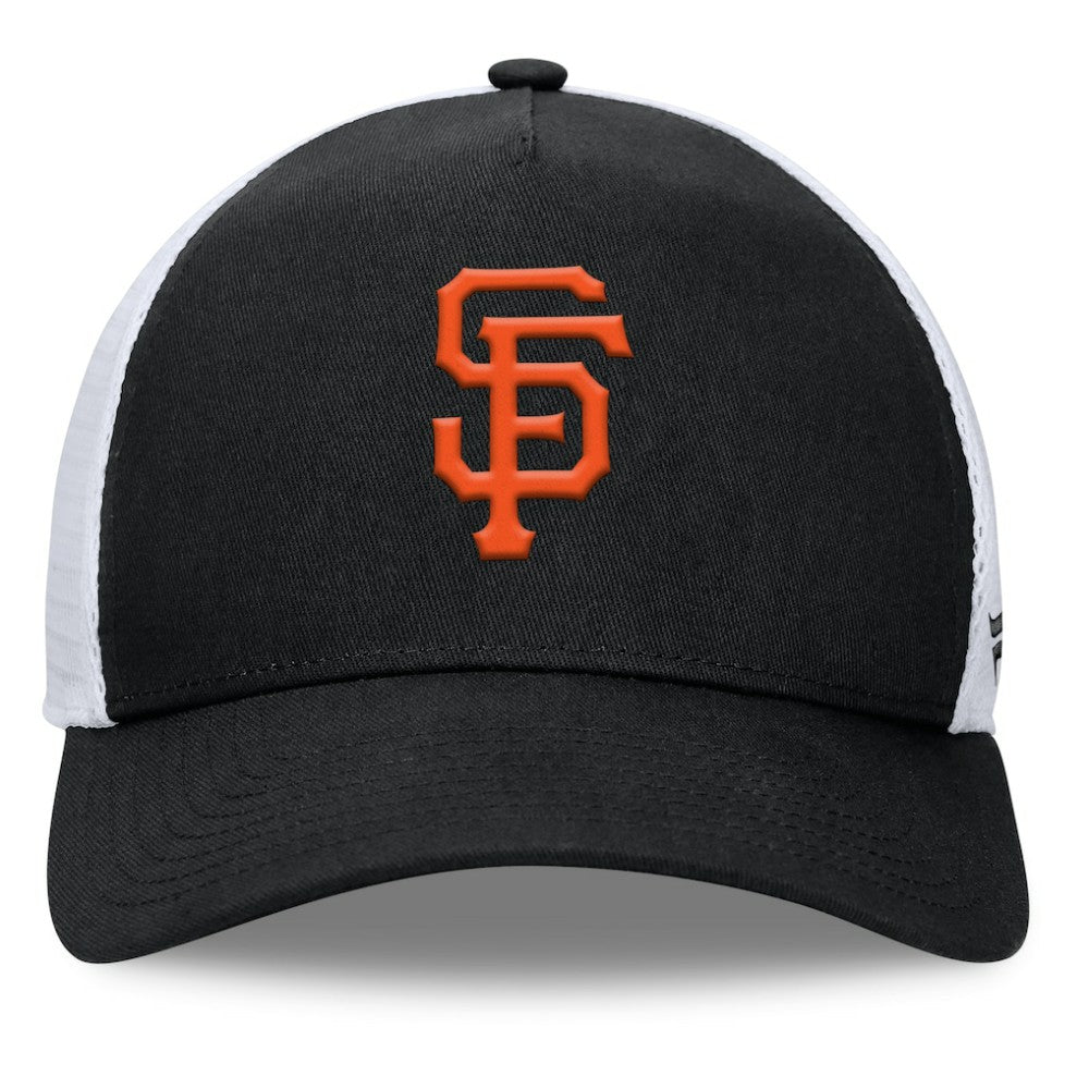 Black San Francisco Giants Fanatics Fundamental A-Frame Adjustable Hat