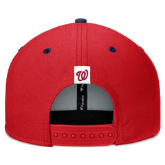 Red/Navy Washington Nationals Fanatics Fundamental Bold Snapback Hat