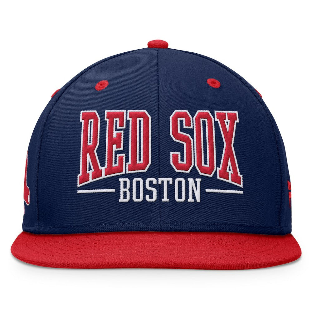 Navy/Red Boston Red Sox Fanatics Fundamental Bold Snapback Hat