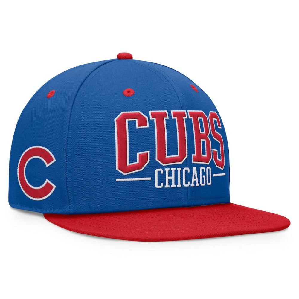 Royal/Red Chicago Cubs Fanatics Fundamental Bold Snapback Hat