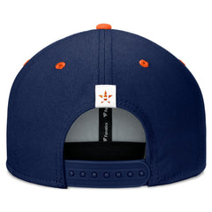 Navy/Orange Houston Astros Fanatics Fundamental Bold Snapback Hat