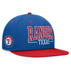 Royal/Red Texas Rangers Fanatics Fundamental Bold Snapback Hat