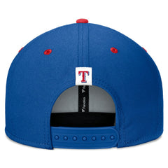Royal/Red Texas Rangers Fanatics Fundamental Bold Snapback Hat