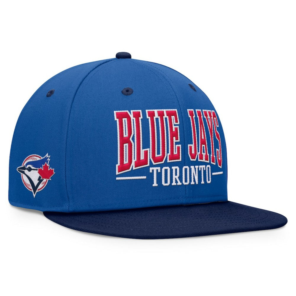 Royal/Navy Toronto Blue Jays Fanatics Fundamental Bold Snapback Hat