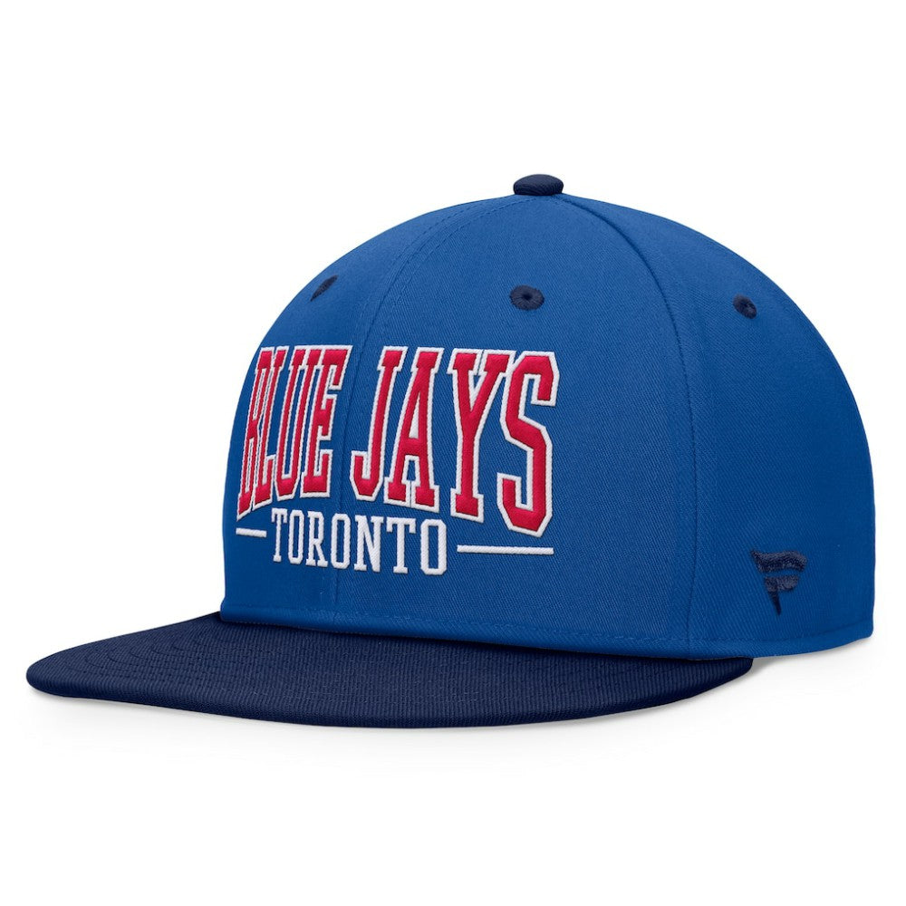 Royal/Navy Toronto Blue Jays Fanatics Fundamental Bold Snapback Hat