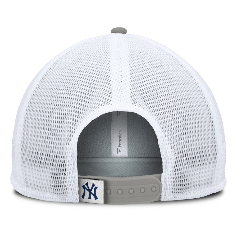 Navy/White New York Yankees Fanatics Fundamental Foam Front Snapback Hat