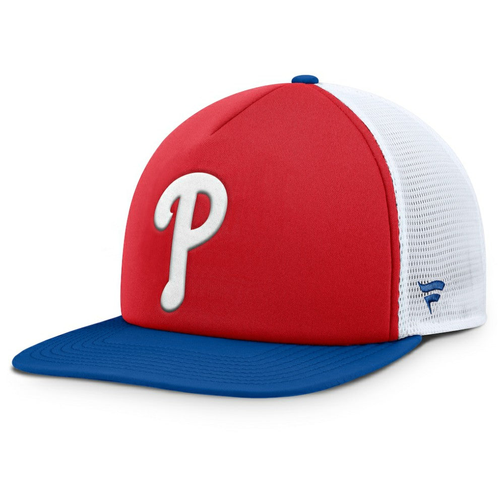 Red/White Philadelphia Phillies Fanatics Fundamental Foam Front Snapback Hat