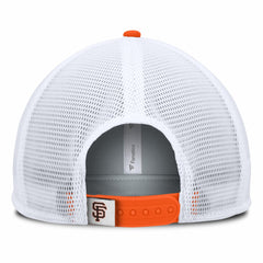 Black/White San Francisco Giants Fanatics Fundamental Foam Front Snapback Hat