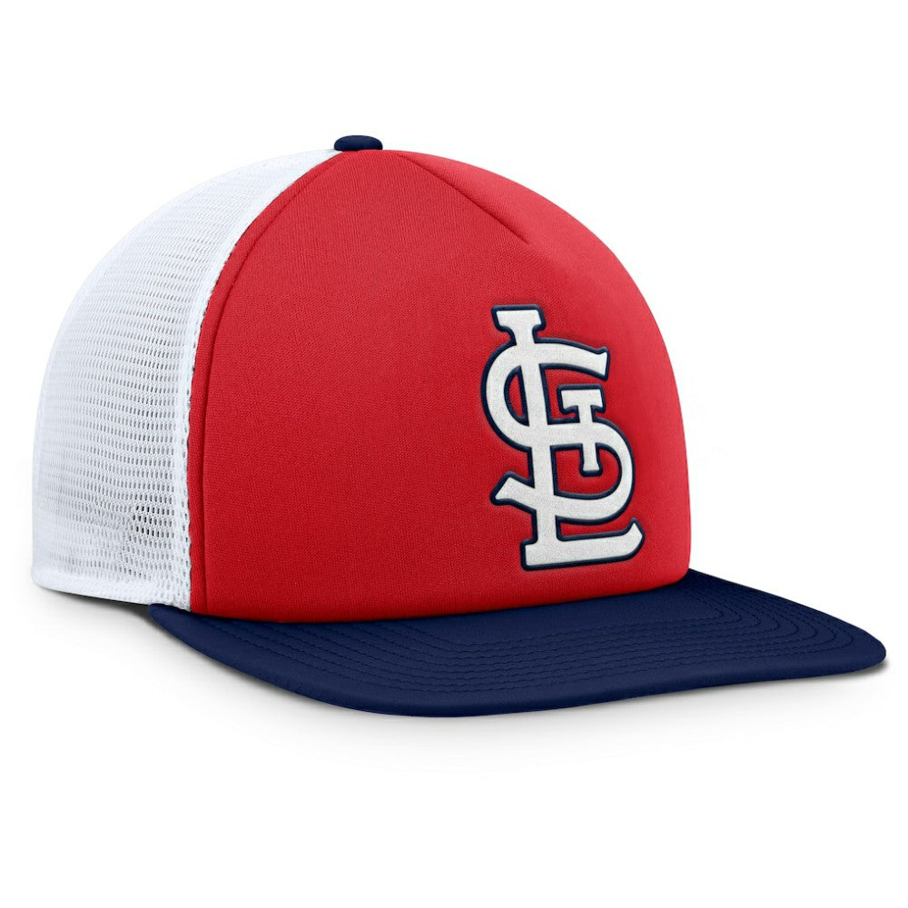 Red/White St. Louis Cardinals Fanatics Fundamental Foam Front Snapback Hat