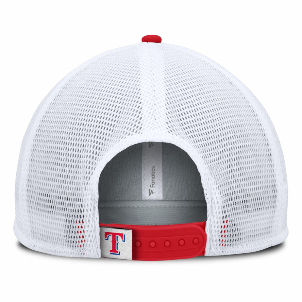 Royal/White Texas Rangers Fanatics Fundamental Foam Front Snapback Hat