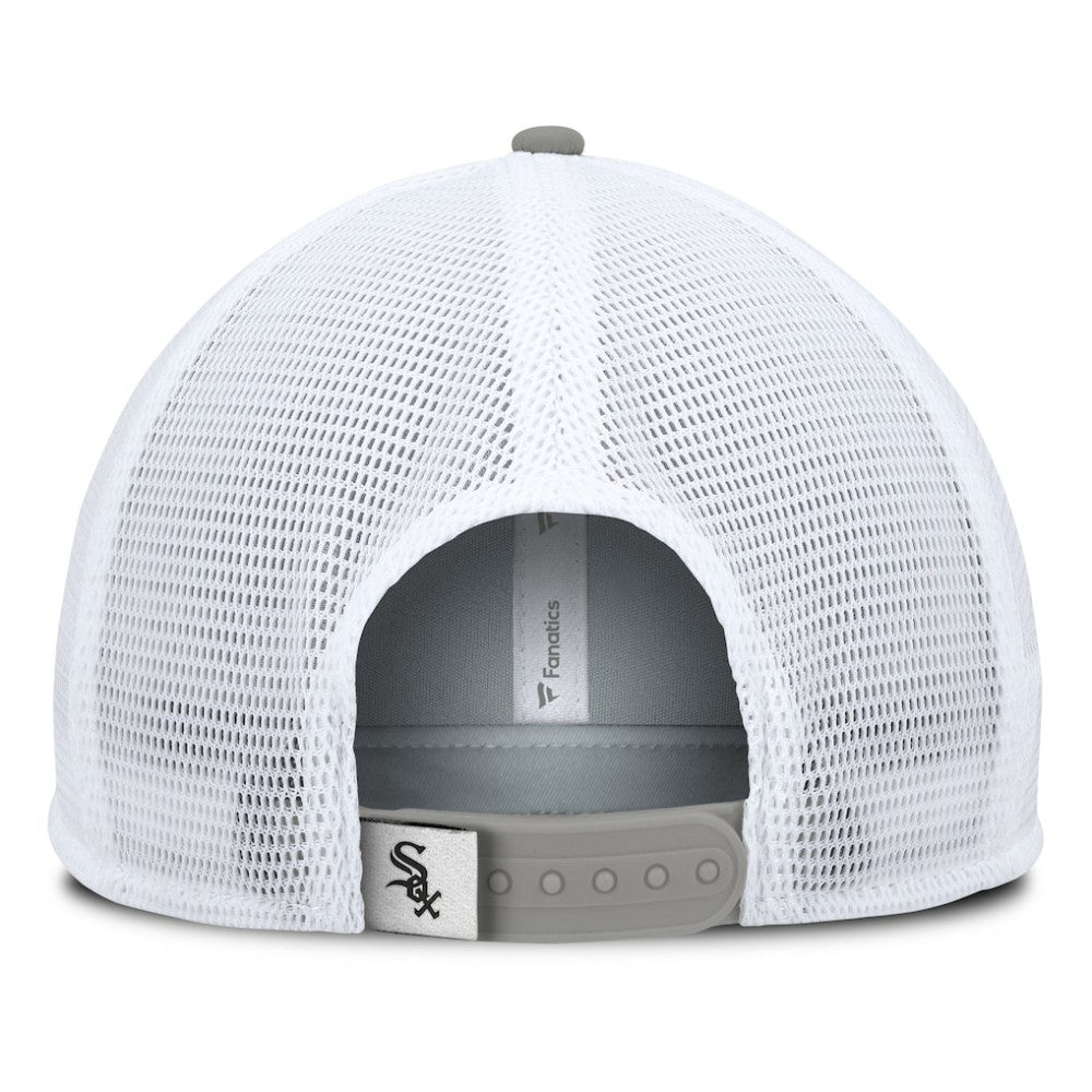 Black/White Chicago White Sox Fanatics Fundamental Foam Front Snapback Hat
