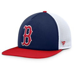 Navy/White Boston Red Sox Fanatics Fundamental Foam Front Snapback Hat