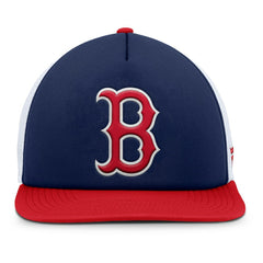 Navy/White Boston Red Sox Fanatics Fundamental Foam Front Snapback Hat