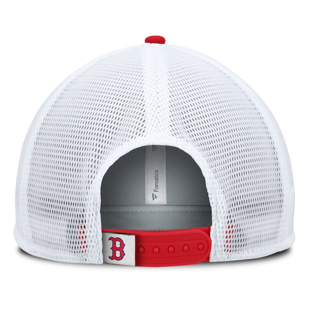 Navy/White Boston Red Sox Fanatics Fundamental Foam Front Snapback Hat