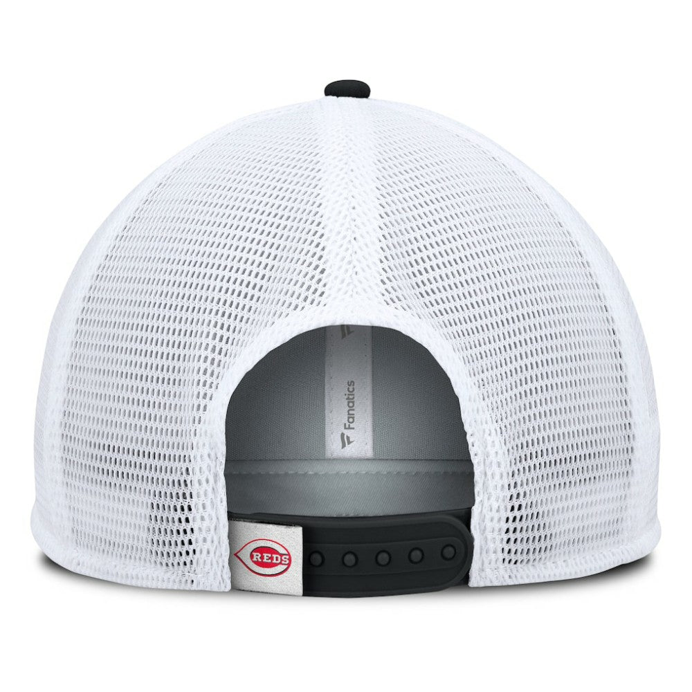 Red/Black Cincinnati Reds Fanatics Fundamental Foam Front Snapback Hat