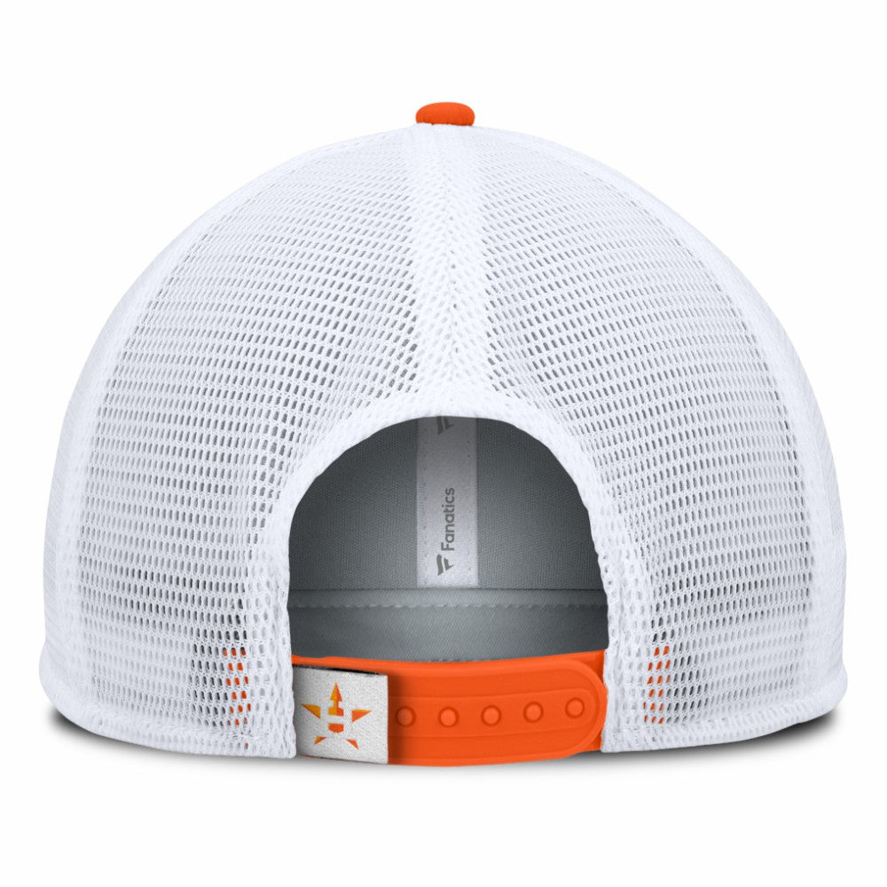 Navy/White Houston Astros Fanatics Fundamental Foam Front Snapback Hat