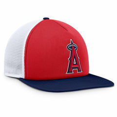 Red/White Los Angeles Angels Fanatics Fundamental Foam Front Snapback Hat