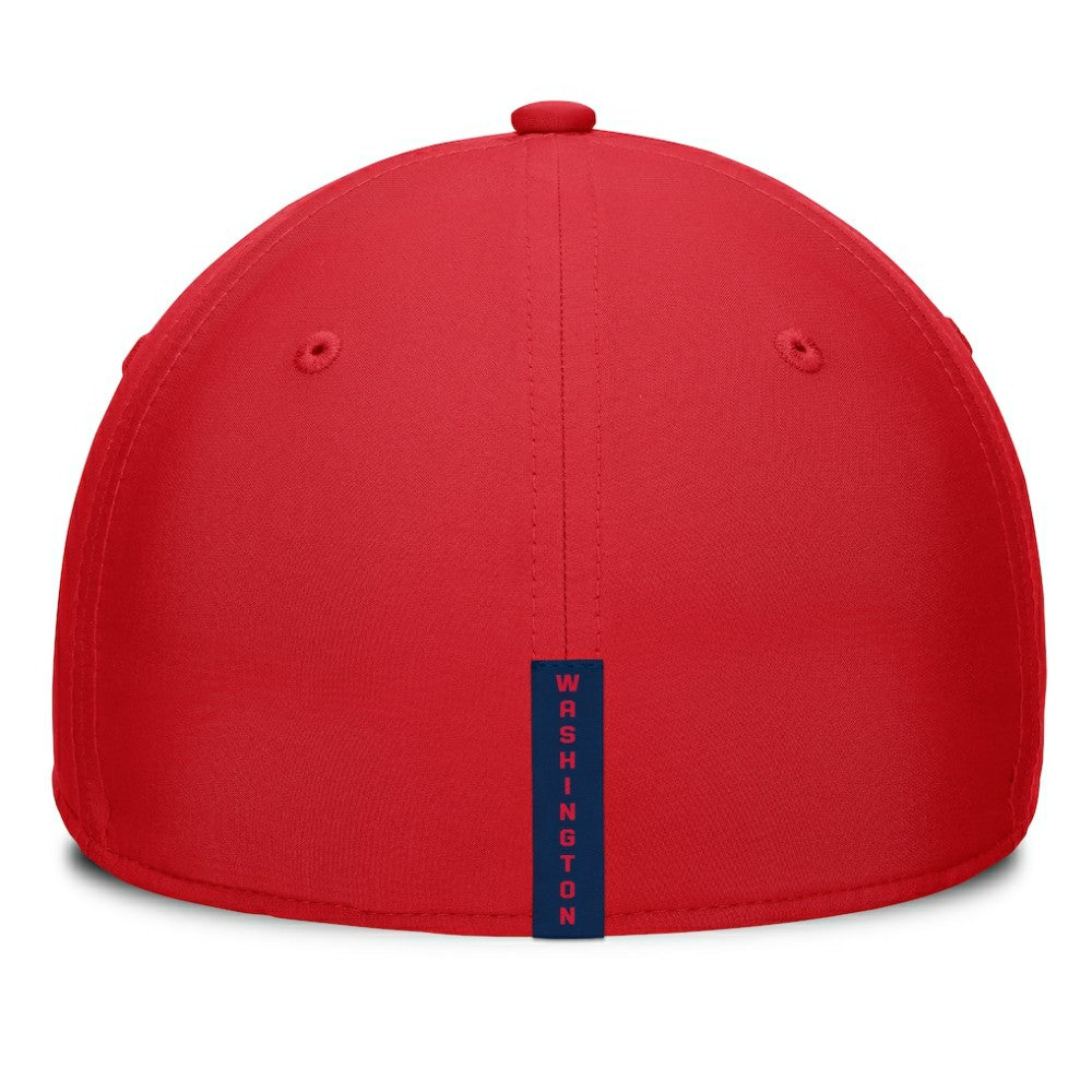 Red Washington Nationals Fanatics Fundamental Tag Flex Hat
