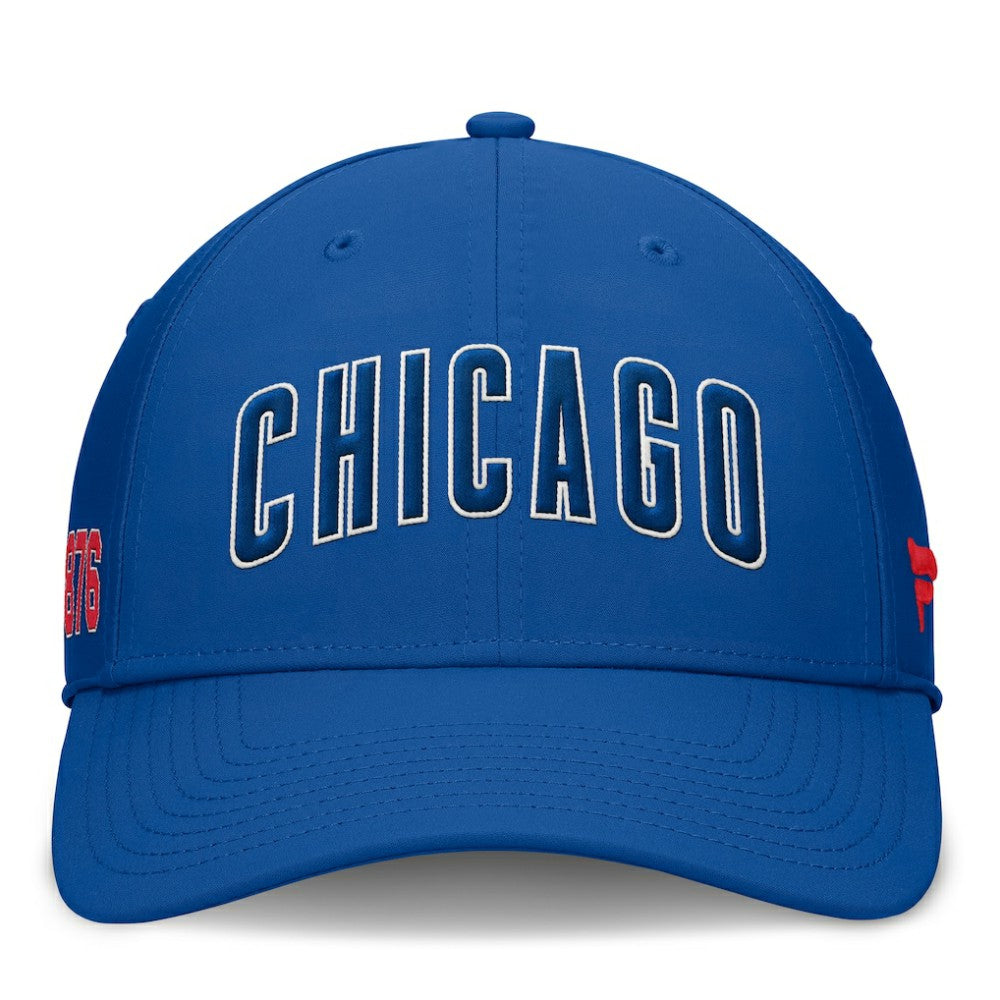 Royal Chicago Cubs Fanatics Fundamental Tag Flex Hat