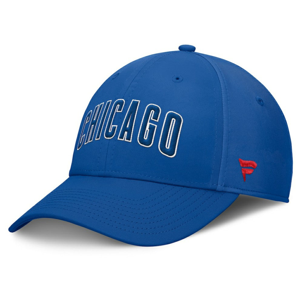 Royal Chicago Cubs Fanatics Fundamental Tag Flex Hat