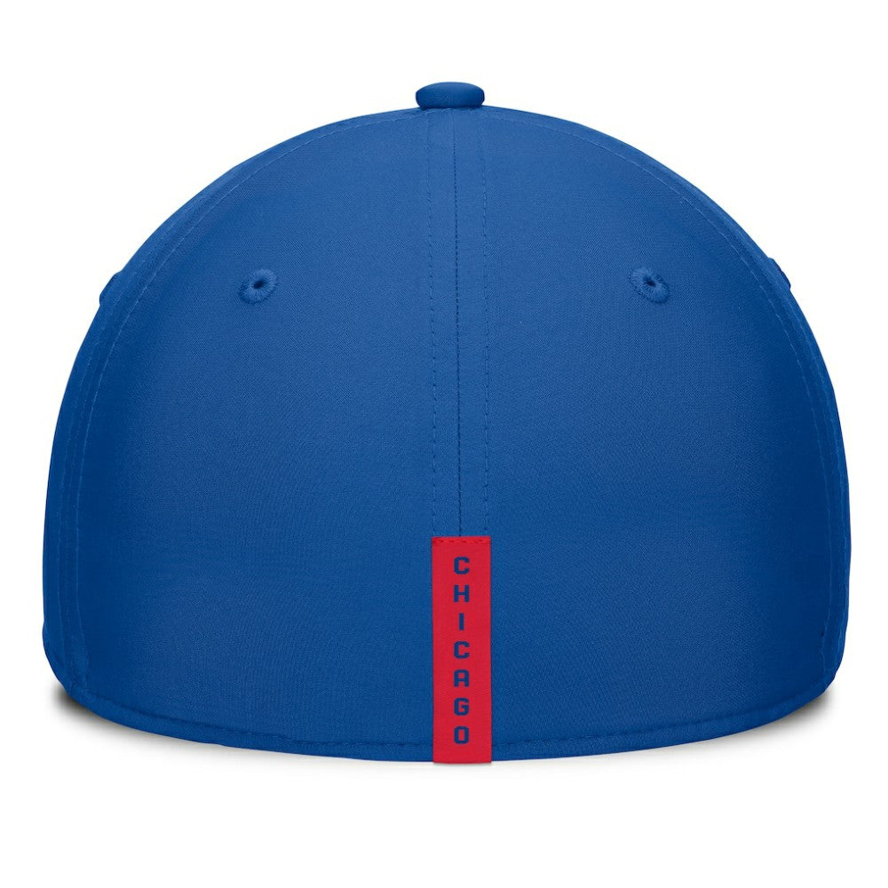 Royal Chicago Cubs Fanatics Fundamental Tag Flex Hat