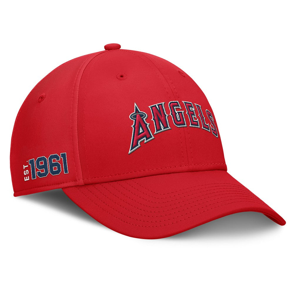Red Los Angeles Angels Fanatics Fundamental Tag Flex Hat