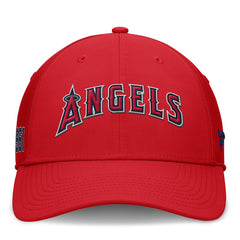 Red Los Angeles Angels Fanatics Fundamental Tag Flex Hat