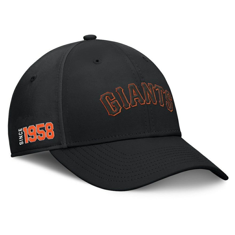 Black San Francisco Giants Fanatics Fundamental Tag Flex Hat