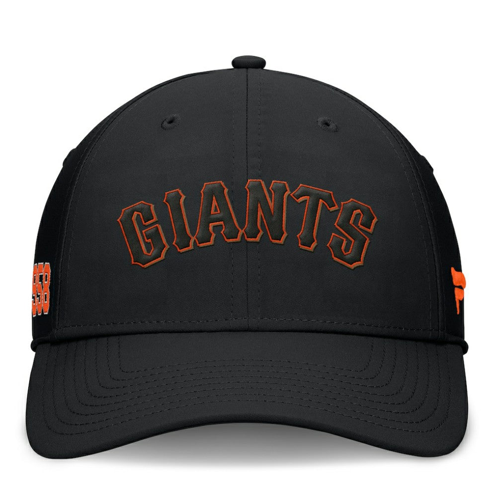 Black San Francisco Giants Fanatics Fundamental Tag Flex Hat