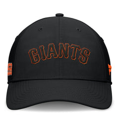 Black San Francisco Giants Fanatics Fundamental Tag Flex Hat